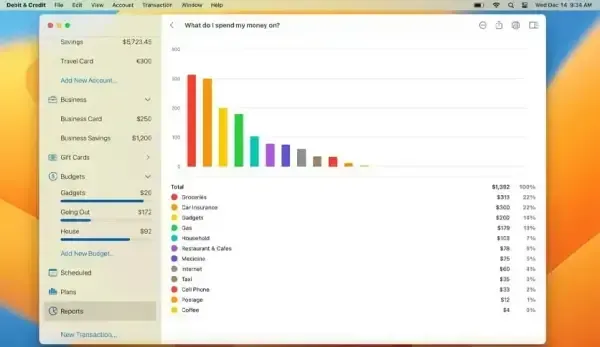 Debit & Credit Premium 7.2.3 macOS Free Download